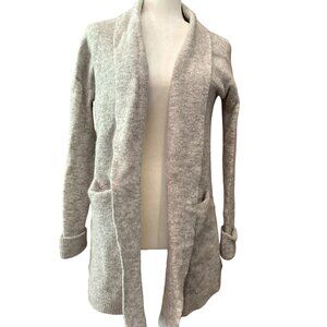 Banana Republic Womens Gray Open-Front Cardigan Sweater Size S